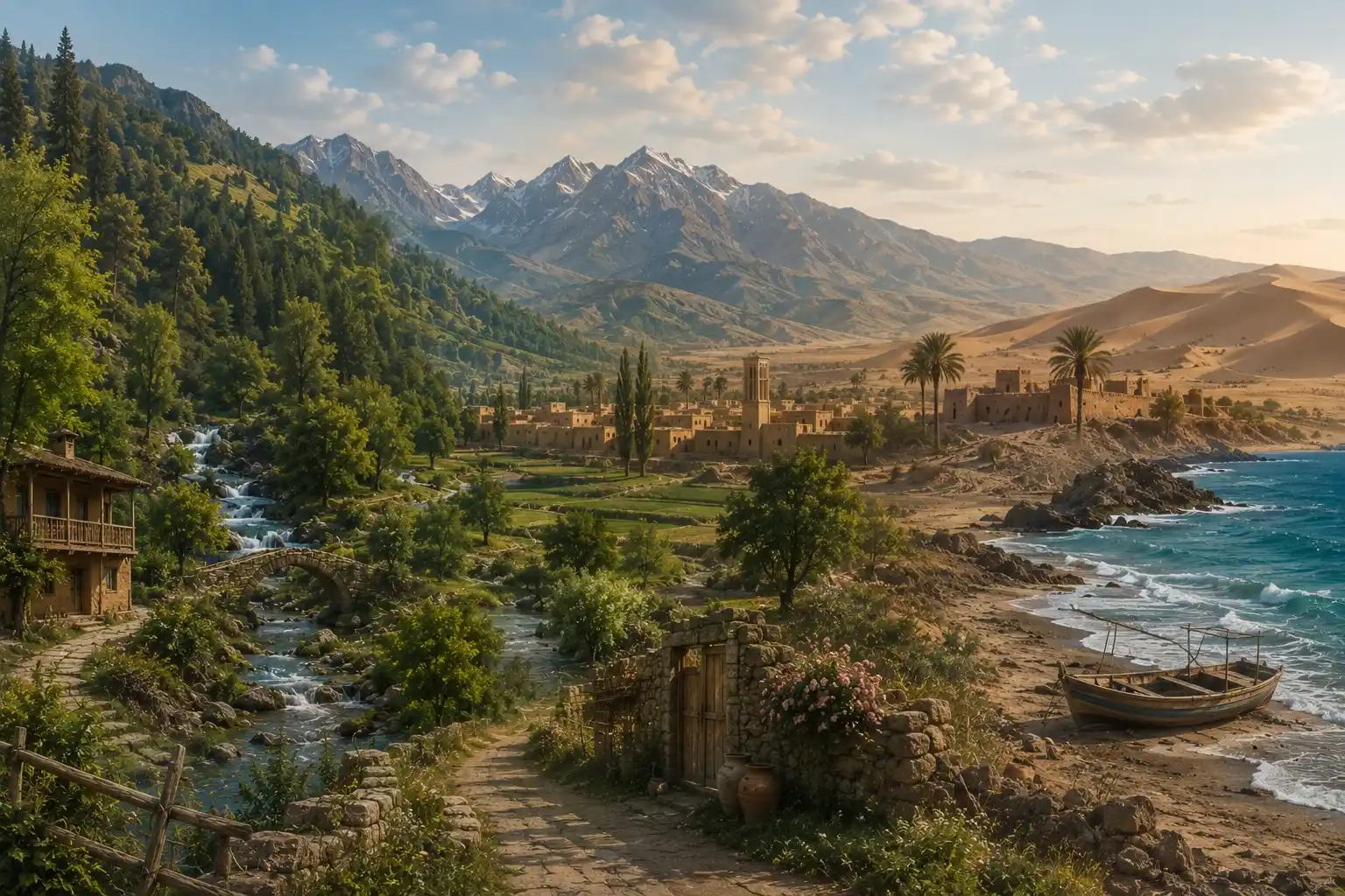 روستای مبارکه کرون